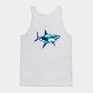 Geometric Shark 2 Tank Top